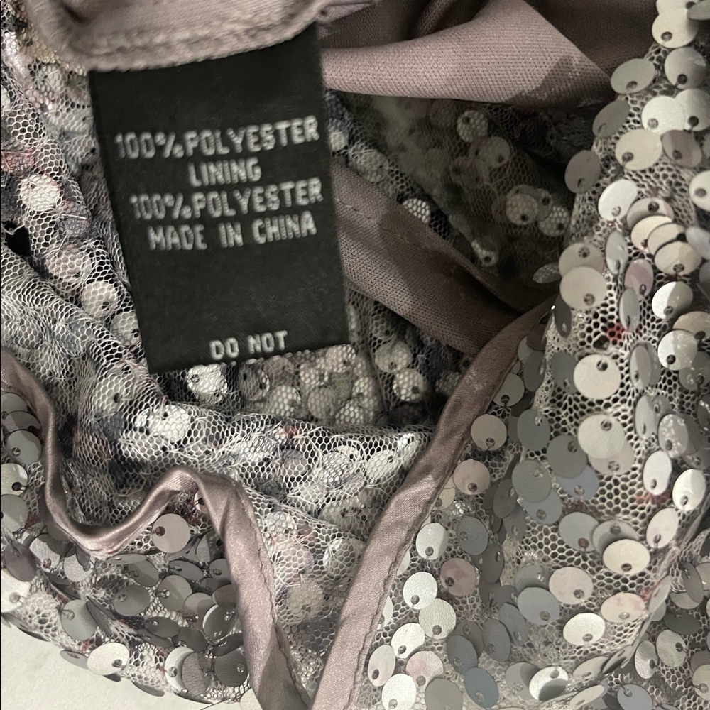 Nordstrom Silver Sequin Dress - Picture 6 of 8